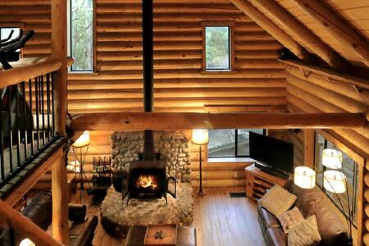 Eagles Nest - Natural Log Cabin With Guest House Idyllwild Ngoại thất bức ảnh